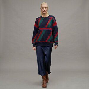 100% Pure Wool Vintage Pringle x Nick Faldo Oversized Sweater Made in Scotland